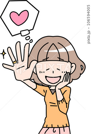 恋人ができた女性 106594005