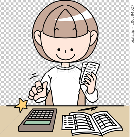 woman managing money woman managing money 106594027