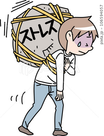 ストレスを抱える男性 106594057