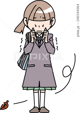 凍える女子生徒 106594064
