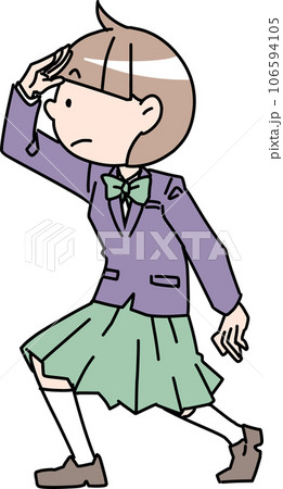 探す女子生徒 106594105