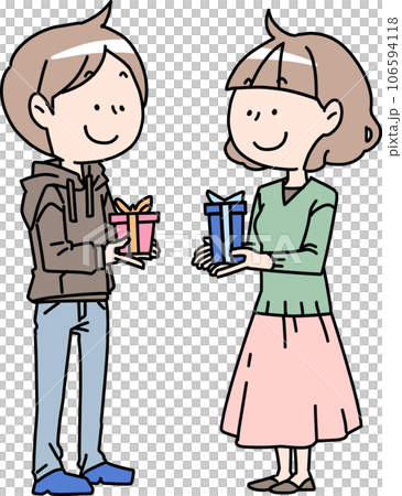 男人和女人交換禮物 男人和女人交換禮物 106594118