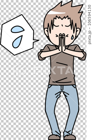 謝る男性 謝る男性 106594130