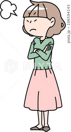 怒る女性 怒る女性 106594143