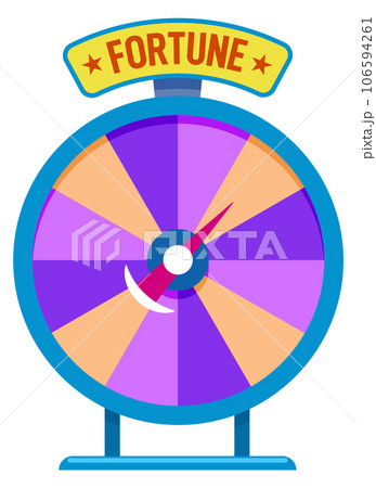 Fortune prize win spin. Lucky wheel icon Fortune prize win spin. Lucky wheel icon 106594261
