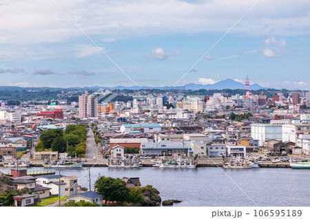 「青森県」八戸市の街並み 「青森県」八戸市の街並み 106595189