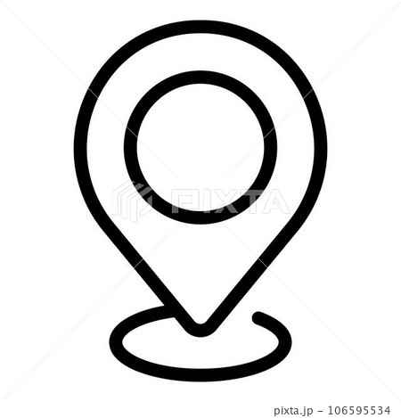 Final exam location icon. Outline final exam location vector icon for web design isolated on white background Final exam location icon. Outline final exam location vector icon for web design isolated on white background 106595534