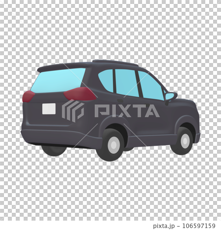 Car illustration material deformed SUV black (1_6) - Stock Illustration ...