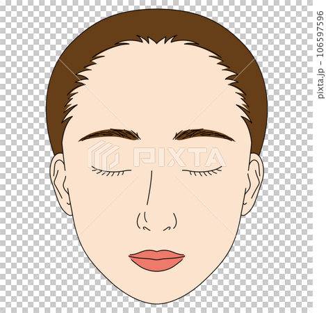 face closed eyelids face closed eyelids 106597596