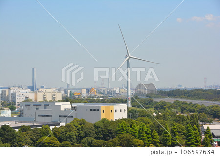 東京ゲートウェイブリッジ9　風力発電機 106597634