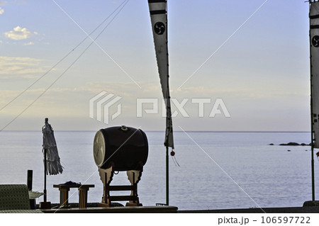 夕暮れの奥津姫神社大祭 夕暮れの奥津姫神社大祭 106597722