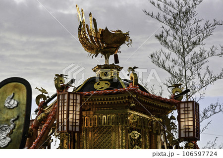 夕暮れの奥津姫神社大祭 夕暮れの奥津姫神社大祭 106597724