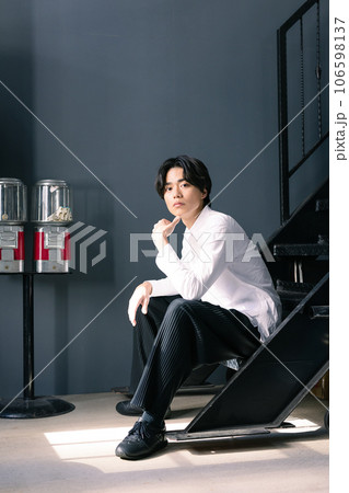 男性ビューティーポートレート 106598137