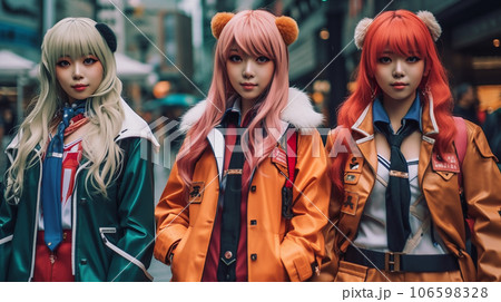 秋葉原・原宿・渋谷にいるコスプレイヤー・若者・サブカル・サブカルチャー 106598328
