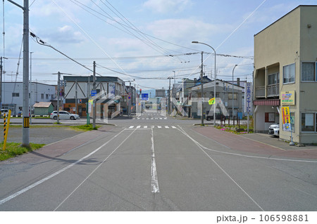 和寒町のJR和寒駅前通り 和寒町のJR和寒駅前通り 106598881
