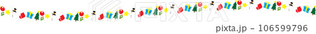 The Christmas Boarder line for holiday concept 106599796