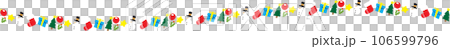 The Christmas Boarder line for holiday concept 106599796
