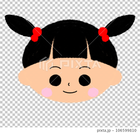 女孩臉圖標 女孩臉圖標 106599810