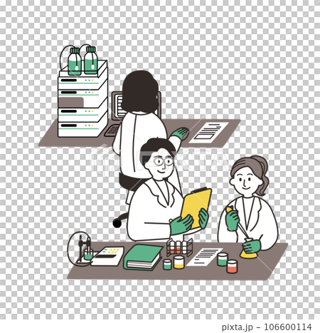 実験室と研究者たち 106600114