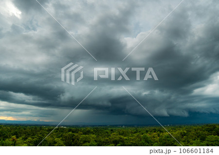 Storm clouds with the rain Storm clouds with the rain 106601184