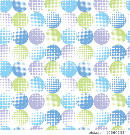 Pattern swatch, Polka dots made of dots(Gradation) Pattern swatch, Polka dots made of dots(Gradation) 106601334