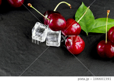 Fresh ripe cherries for background 106601391