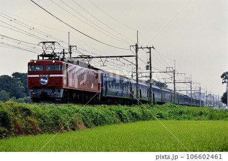2002年　東北本線を走るEF8180ブルートレイン北斗星2号 106602461
