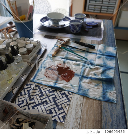 「金継ぎ作業（作業場）」 106603426