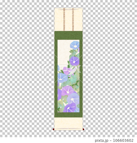Morning glory hanging scroll 3 106603602