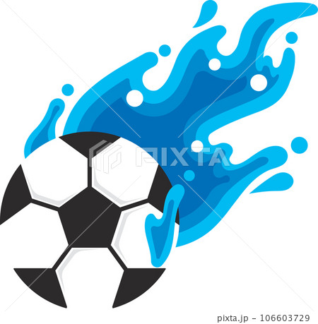 soccer flying water ball icon soccer flying water ball icon 106603729
