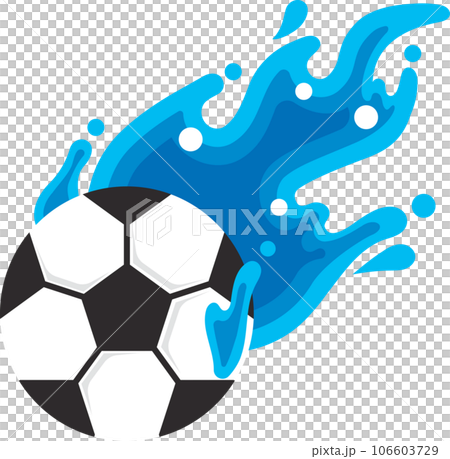soccer flying water ball icon soccer flying water ball icon 106603729