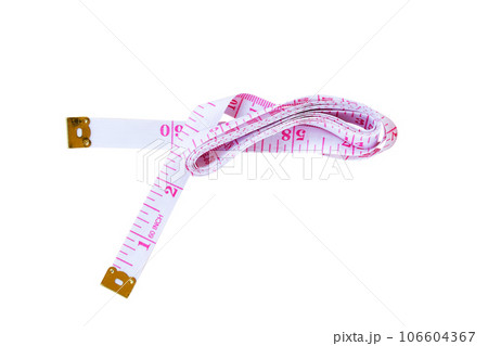 Measuring tape isolated 106604367