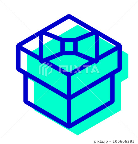 eコマース、プレゼントを表す2色スタイルのアイコン eコマース、プレゼントを表す2色スタイルのアイコン 106606293