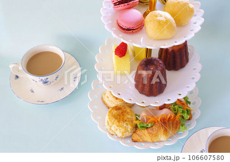 ミルクティーとアフタヌーンティーセット 106607580