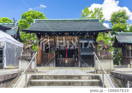敷地神社（わら天神）　六勝神社　--京都市北区衣笠天神森町-- 106607610