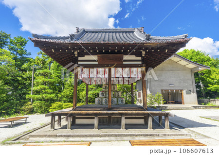 敷地神社(わら天神)舞殿 --京都市北区衣笠天神森町-- 敷地神社(わら天神)舞殿 --京都市北区衣笠天神森町-- 106607613