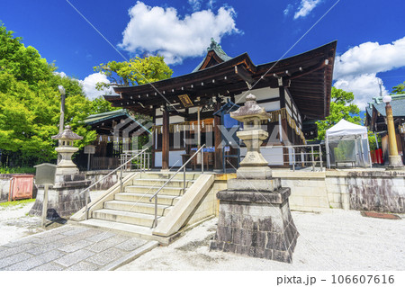 敷地神社（わら天神）　拝殿　--京都市北区衣笠天神森町-- 106607616