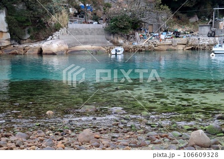 透明度抜群の高知県柏島の海の色 106609328