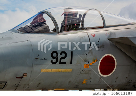 航空自衛隊F15J戦闘機のコックピットの写真素材 [106613197] - PIXTA