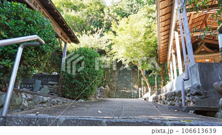 能満寺山公園にある展望台への階段（静岡県榛原郡吉田町） 106613639