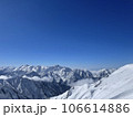 北アルプス唐松岳から見る冬の剱岳 106614886