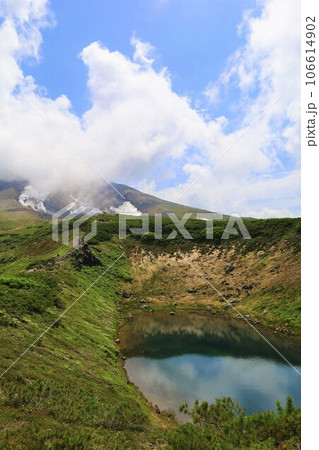 カムイミンタラ、神々の遊ぶ庭、大雪山、旭岳ロープウェイ、初夏の北海道、七月、旭岳は地球上のキャンパス 106614902