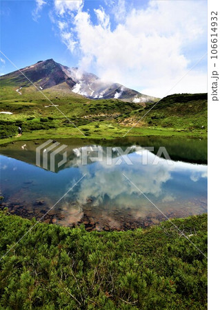 カムイミンタラ、神々の遊ぶ庭、大雪山、旭岳ロープウェイ、初夏の北海道、七月、旭岳は地球上のキャンパス カムイミンタラ、神々の遊ぶ庭、大雪山、旭岳ロープウェイ、初夏の北海道、七月、旭岳は地球上のキャンパス 106614932