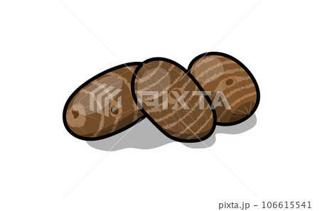 ポップな里芋のイラスト素材 ポップな里芋のイラスト素材 106615541