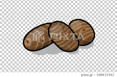 ポップな里芋のイラスト素材 ポップな里芋のイラスト素材 106615541