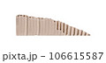 Beautiful piece of cardboard. Craft paper. Element for design. Clip art. 106615587