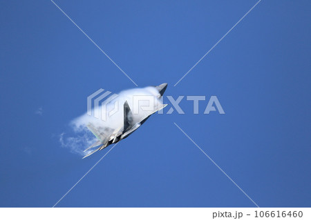 飛行中のF22ラプター 106616460