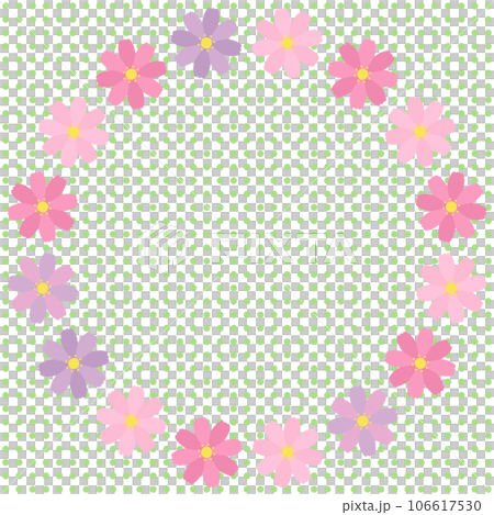 コスモス　背景ドット 106617530