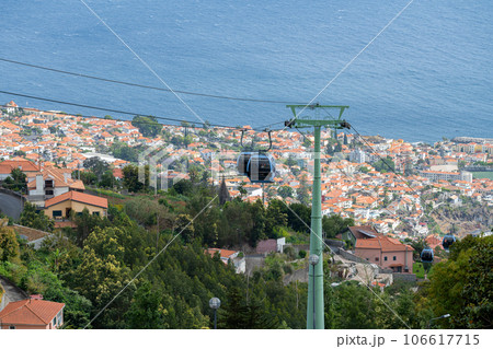 cable car in Funchal on the island of Madeira 106617715
