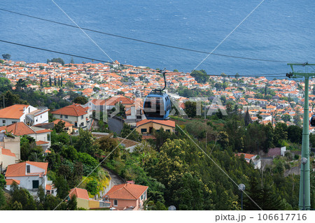 cable car in Funchal on the island of Madeira 106617716